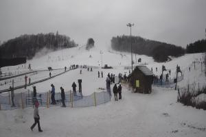 Siepraw Siepraw Ski Widok z kamery na stok w Sieprawiu