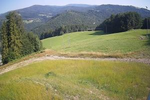 Brenna Ski Dolina Brenna Kamera 2 Widok na trasę narciarska