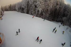 Kasina Wielka Kasina ski Górna stacja kolejki krzesełkowej