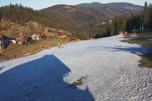 Kamera: Biały Krzyż Widok na stok Szczyrk Biały Krzyż Widok na stok