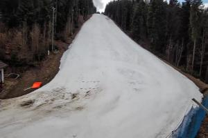 Myślenice Myślenice SN Widok na stok