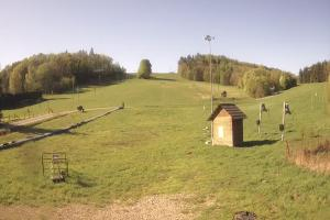 Siepraw Siepraw Ski Widok z kamery na stok w Sieprawiu