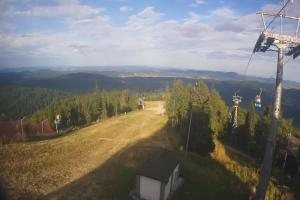 Kamera: Jaworzyna Krynicka Widok ze szczytu Jaworzyny Krynickiej (1114 m n.p.m) Krynica Jaworzyna Krynicka Widok ze szczytu Jaworzyny Krynickiej (1114 m n.p.m)