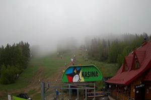 Kasina Wielka Kasina ski Dolna stacja kolejki krzesełkowej