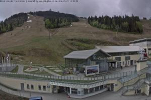 Grosser Arber Grosser Arber Blick Talstation Arber