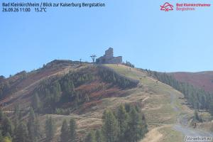 Bad Kleinkirchheim Bad Kleinkirchheim widok na Kaiserburg