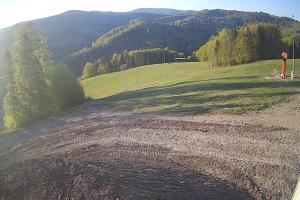 Brenna Ski Dolina Brenna Kamera 2 Widok na trasę narciarska