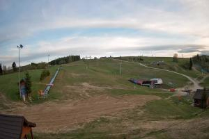 Tylicz Master Ski Widok na dolne partie ośrodka