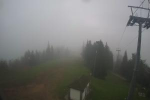 Krynica Jaworzyna Krynicka Widok ze szczytu Jaworzyny Krynickiej (1114 m n.p.m)