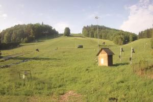Siepraw Siepraw Ski Widok z kamery na stok w Sieprawiu
