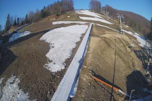 Brenna Ski Dolina Brenna Kamera 1 widok z dolnej stacji