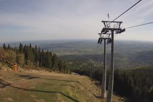 Świeradów Zdrój Ski&Sun Widok na wyciąg