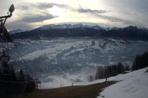 Zakopane Harenda Widok na stok z góry