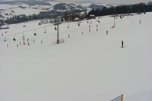Tylicz Master Ski Widok na kolej krzesełkową