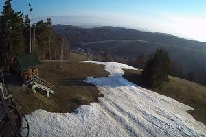 Kiczera KiczeraSki Widok na stok