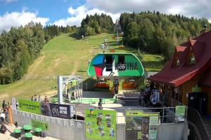Kasina Wielka Kasina ski Dolna stacja kolejki krzesełkowej