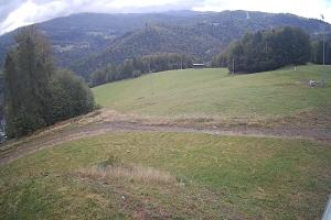 Brenna Ski Dolina Brenna Kamera 2 Widok na trasę narciarska