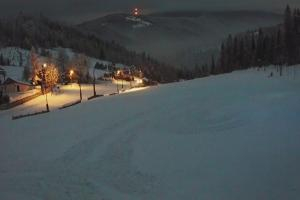 Szczyrk Biały Krzyż Widok na stok