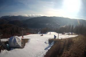 Wisła STOK – Stacja Narciarska Widok z górnej stacji