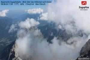 Kamera: Ga-Pa Zugspitze ost Garmisch-Partenkirchen Ga-Pa Zugspitze ost
