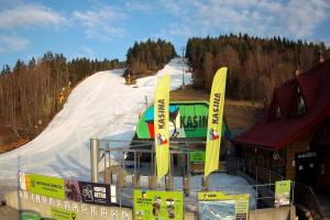 Kasina Wielka Kasina ski Dolna stacja kolejki krzesełkowej