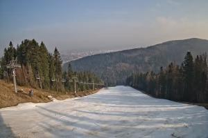 Myślenice Myślenice SN Widok z górnej stacji