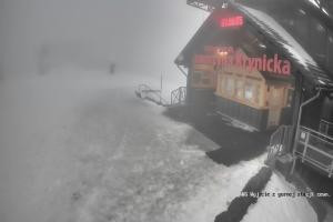 Kamera: Jaworzyna Krynicka Widok na trasę dla dzieci na szczycie (1100 m n.p.m.) Krynica Jaworzyna Krynicka Widok na trasę dla dzieci na szczycie (1100 m n.p.m.)