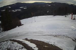 Brenna Ski Dolina Brenna Kamera 2 Widok na trasę narciarska