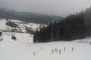Kluszkowce Czorsztyn Ski Widok z górnej stacji