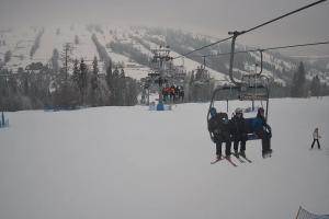 Kamera: Ski Suche Ski Suche - widok z górnej stacji Poronin Ski Suche Ski Suche - widok z górnej stacji