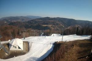 Wisła STOK – Stacja Narciarska Widok z górnej stacji