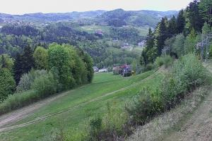 Laskowa-Kamionna Laskowa Ski Widok na stok