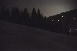 Wisła Cieńków Widok na trasę kolei krzesełkowej