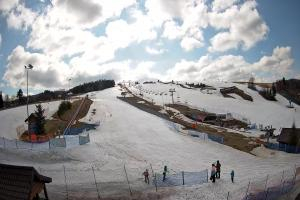 Kamera: Master Ski Widok na dolne partie ośrodka Tylicz Master Ski Widok na dolne partie ośrodka