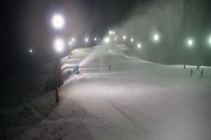 Wisła Cieńków Widok na trasę kolei krzesełkowej