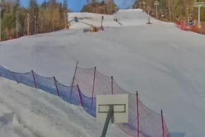 Krynica Jaworzyna Krynicka Widok ze stacji dolnej kolei gondolowej (648 m n.p.m.)