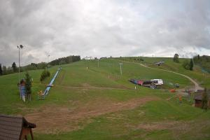 Tylicz Master Ski Widok na dolne partie ośrodka
