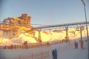 Kurzętnik Kurza Góra Kurza Góra - widok na stok i wieżę