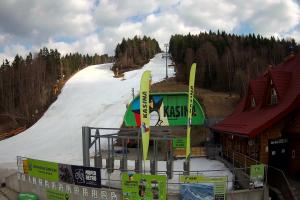 Kasina Wielka Kasina ski Dolna stacja kolejki krzesełkowej