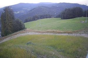 Brenna Ski Dolina Brenna Kamera 2 Widok na trasę narciarska