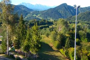 Szczawnica Palenica Widok na stok