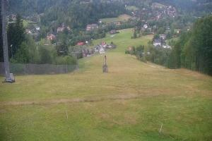 Kamera: Cieńków Widok na stok Wisła Cieńków Widok na stok