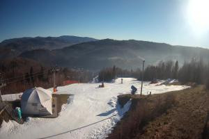 Kamera: STOK – Stacja Narciarska Widok z górnej stacji Wisła STOK – Stacja Narciarska Widok z górnej stacji