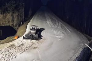 Myślenice Myślenice SN Widok na stok