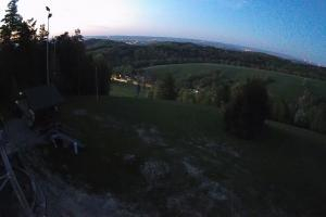 Kiczera KiczeraSki Widok na stok
