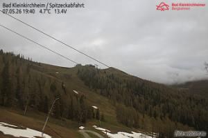 Spitzeck Bad Kleinkirchheim - Spitzeck widok z Biospharenparkbahn Brunnach