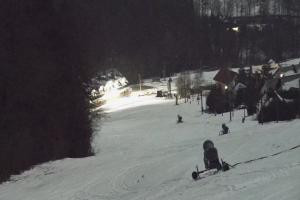 Laskowa-Kamionna Laskowa Ski Widok na stok