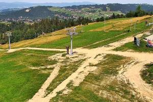 Bukowina Tatrzańska Rusiń-ski Widok na stok
