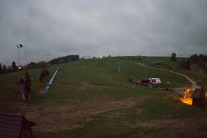 Tylicz Master Ski Widok na dolne partie ośrodka