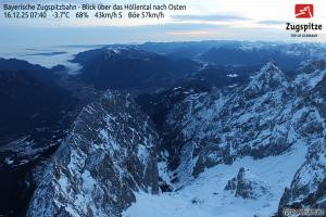 Kamera: Ga-Pa Zugspitze ost Garmisch-Partenkirchen Ga-Pa Zugspitze ost